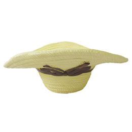 フラワーポット 麦わら帽子